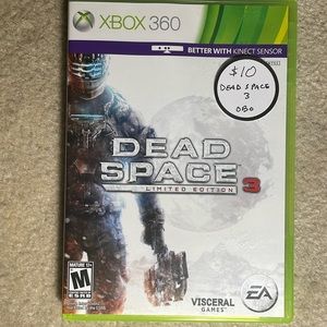 3/$20 XBOX 360 Dead Space 3 Limited Edition 2 Disc Set Bundle 3 games for $20!